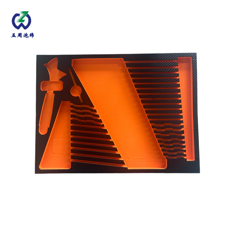 橙色波浪槽 EVA 內(nèi)襯：異形產(chǎn)品的柔性防護方案