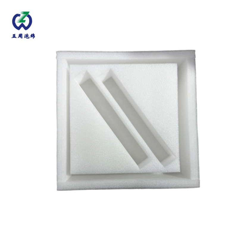 雙斜槽方形珍珠棉內(nèi)襯：長條形產(chǎn)品的防傾倒防護