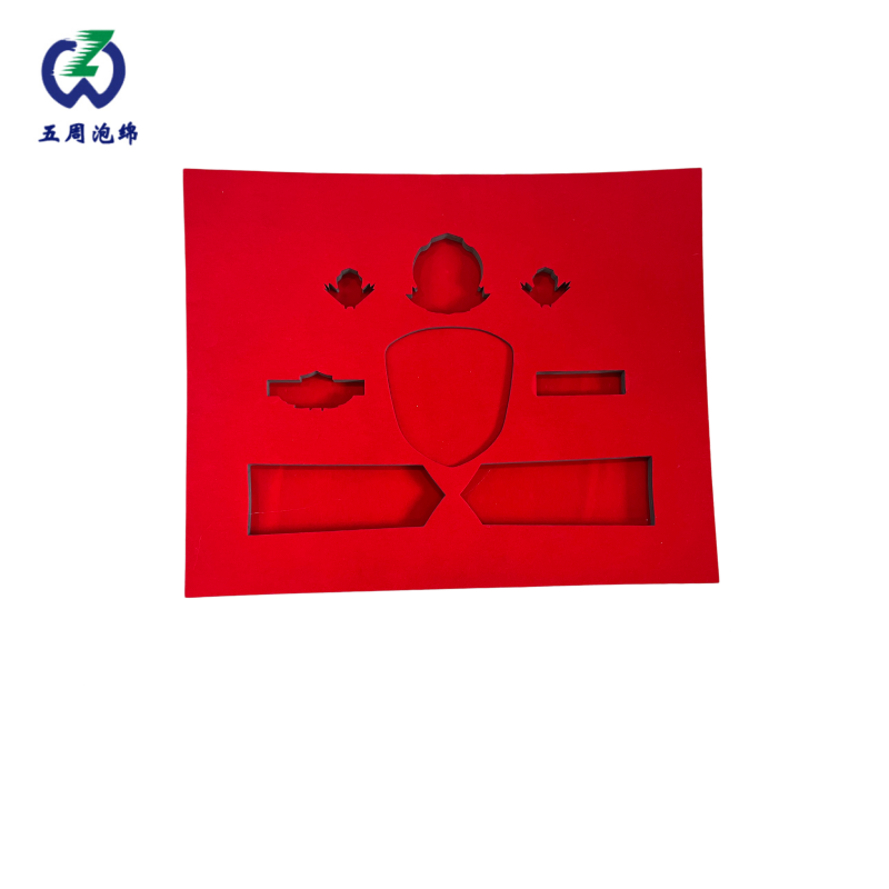 紅色異形文創(chuàng) EVA 泡棉內(nèi)襯：非遺手作的定制化防護(hù)方案