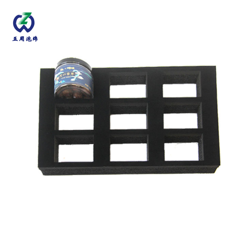 多格黑色防靜電珍珠棉內(nèi)襯，工業(yè)小件規(guī)整收納周轉(zhuǎn)